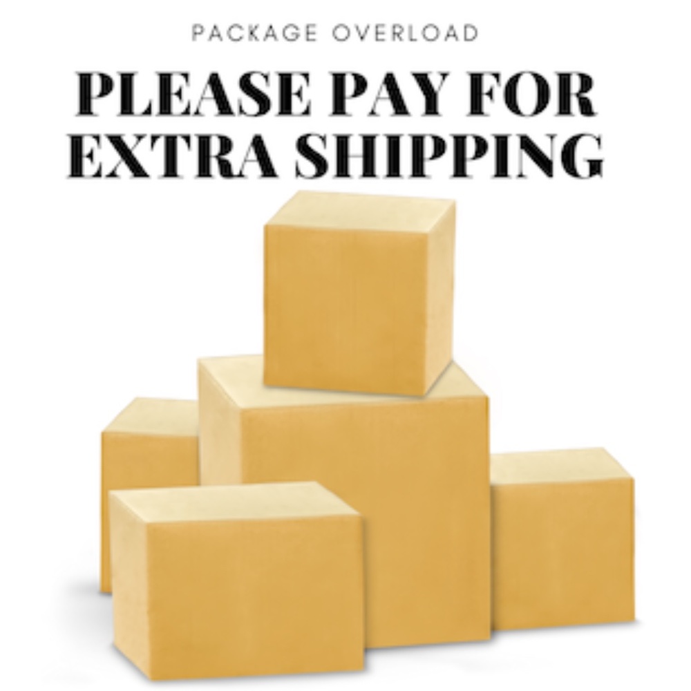 EXTRA SHIPPING LABEL OVER 5LBS